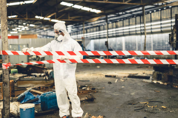 Professional Trauma Scene Cleanup technician working in Highland, NY